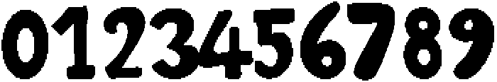 Playdough otf (400) Font OTHER CHARS