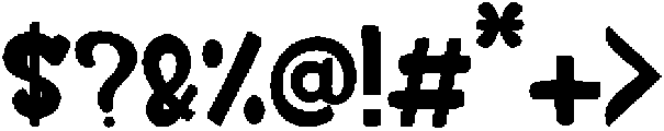 Playdough otf (400) Font OTHER CHARS