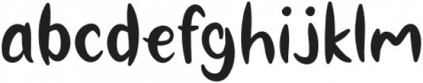 Playfresh Regular otf (400) Font LOWERCASE