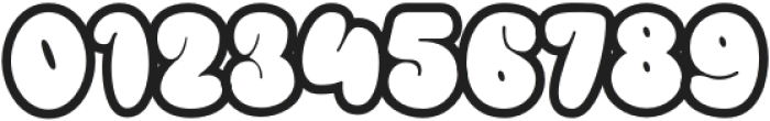 Playful Bubble Outline otf (400) Font OTHER CHARS