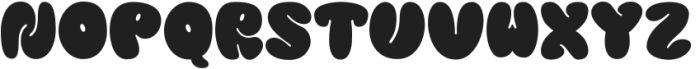 Playful Bubble Regular otf (400) Font UPPERCASE