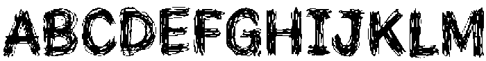 Playful Doodle Bold otf (700) Font UPPERCASE