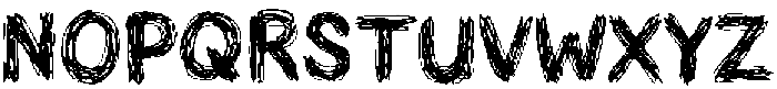 Playful Doodle Bold otf (700) Font UPPERCASE