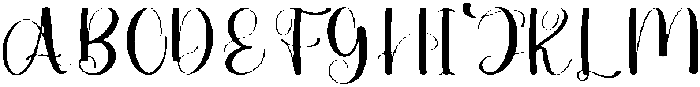 Playful Regular otf (400) Font UPPERCASE
