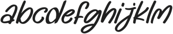 Playful Type Italic Regular otf (400) Font LOWERCASE