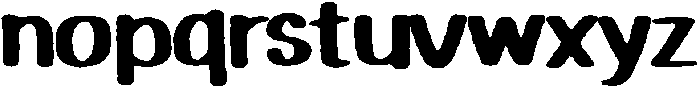 Playfun Angular otf (400) Font LOWERCASE