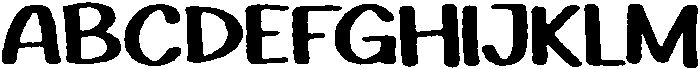 Playfun Circular Eroded otf (400) Font UPPERCASE