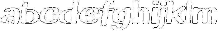 Playfun Circular Outline Italic otf (400) FONT