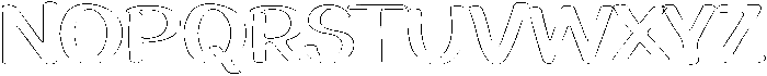 Playfun Circular Outline otf (400) Font UPPERCASE