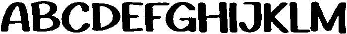 Playfun Circular Rough otf (400) Font UPPERCASE