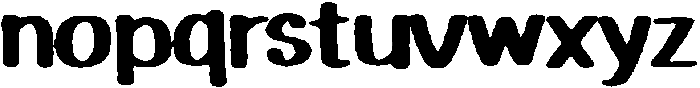 Playfun Rounded Angular otf (400) Font LOWERCASE