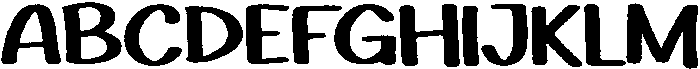 Playfun Rounded Brush otf (400) Font UPPERCASE