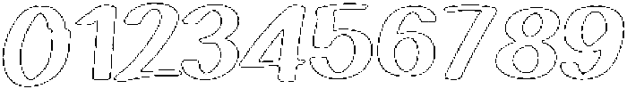 Playfun Rounded Outline Italic otf (400) Font OTHER CHARS