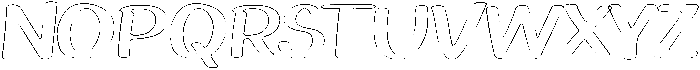 Playfun Rounded Outline Italic otf (400) Font UPPERCASE