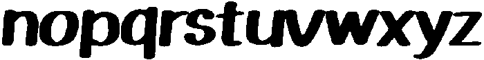 Playfun Rounded Pencil Italic otf (400) Font LOWERCASE