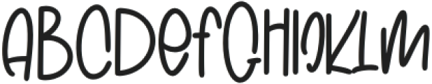 Playglyn Regular otf (400) Font UPPERCASE