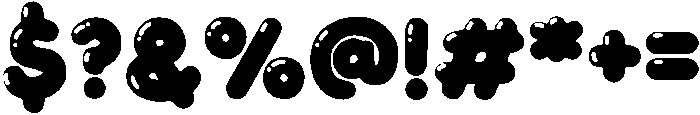 Playground Regular otf (400) Font OTHER CHARS