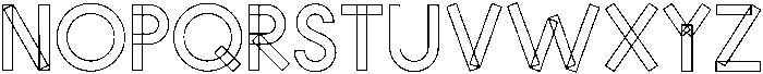 Playground otf (400) Font UPPERCASE