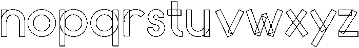 Playground otf (400) Font LOWERCASE