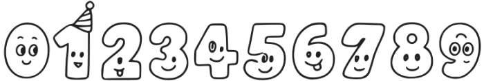 Playtoon Extra otf (400) Font OTHER CHARS