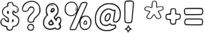 Playtoon Extra otf (400) Font OTHER CHARS