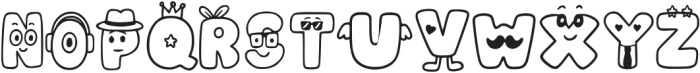 Playtoon Extra otf (400) Font LOWERCASE