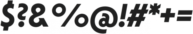 Plecnik Bold Italic otf (700) Font OTHER CHARS