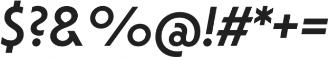 Plecnik Medium Italic otf (500) Font OTHER CHARS