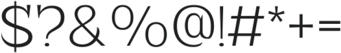 Plenary ExtraLight ttf (200) Font OTHER CHARS