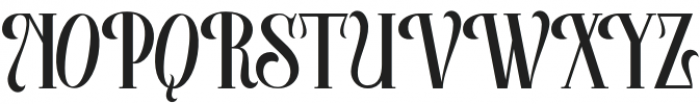 Plesantha Regular otf (400) Font UPPERCASE