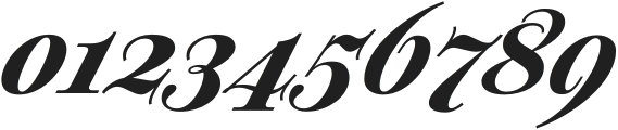 Plethora Bold Italic otf (700) Font OTHER CHARS