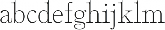 Plethora ExtraLight otf (200) Font LOWERCASE