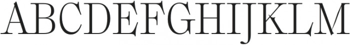 Plethora Light otf (300) Font UPPERCASE