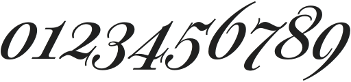 Plethora Medium Italic otf (500) Font OTHER CHARS