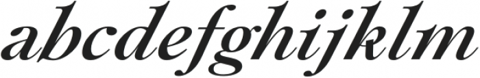 Plethora Medium Italic otf (500) Font LOWERCASE