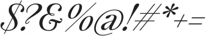 Plethora Regular Italic otf (400) Font OTHER CHARS