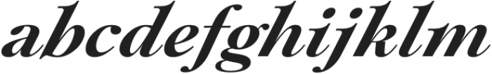 Plethora SemiBold Italic otf (600) Font LOWERCASE