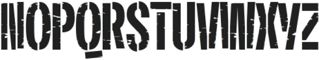 Plex Oxide Black Stencil otf (900) Font UPPERCASE