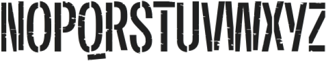 Plex Oxide Bold Stencil otf (700) Font UPPERCASE