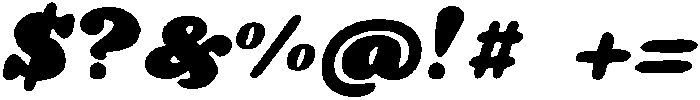Plonk Regular otf (400) Font OTHER CHARS