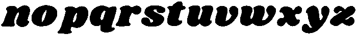 Plonk Regular otf (400) Font LOWERCASE