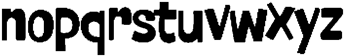 Plounsy Bold otf (700) Font LOWERCASE