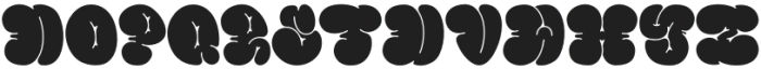 Plump Black otf (900) Font UPPERCASE