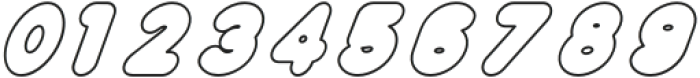Plump-Ish Regular Italic otf (400) Font OTHER CHARS