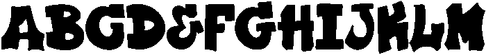 Plump Parade otf (400) Font UPPERCASE