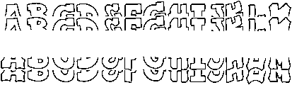 Plump Stacked Monogram otf (400) FONT