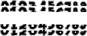 Plump Varsity Stacked Monogram otf (400) Font OTHER CHARS