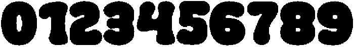 Plumpie Bold Regular otf (700) Font OTHER CHARS