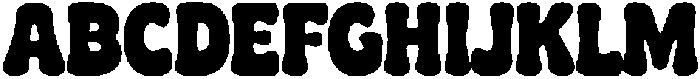 Plumpie Regular otf (400) Font UPPERCASE