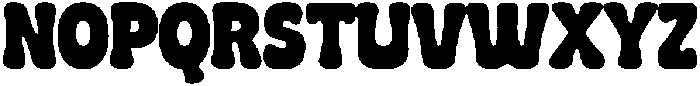Plumpie Regular otf (400) Font UPPERCASE
